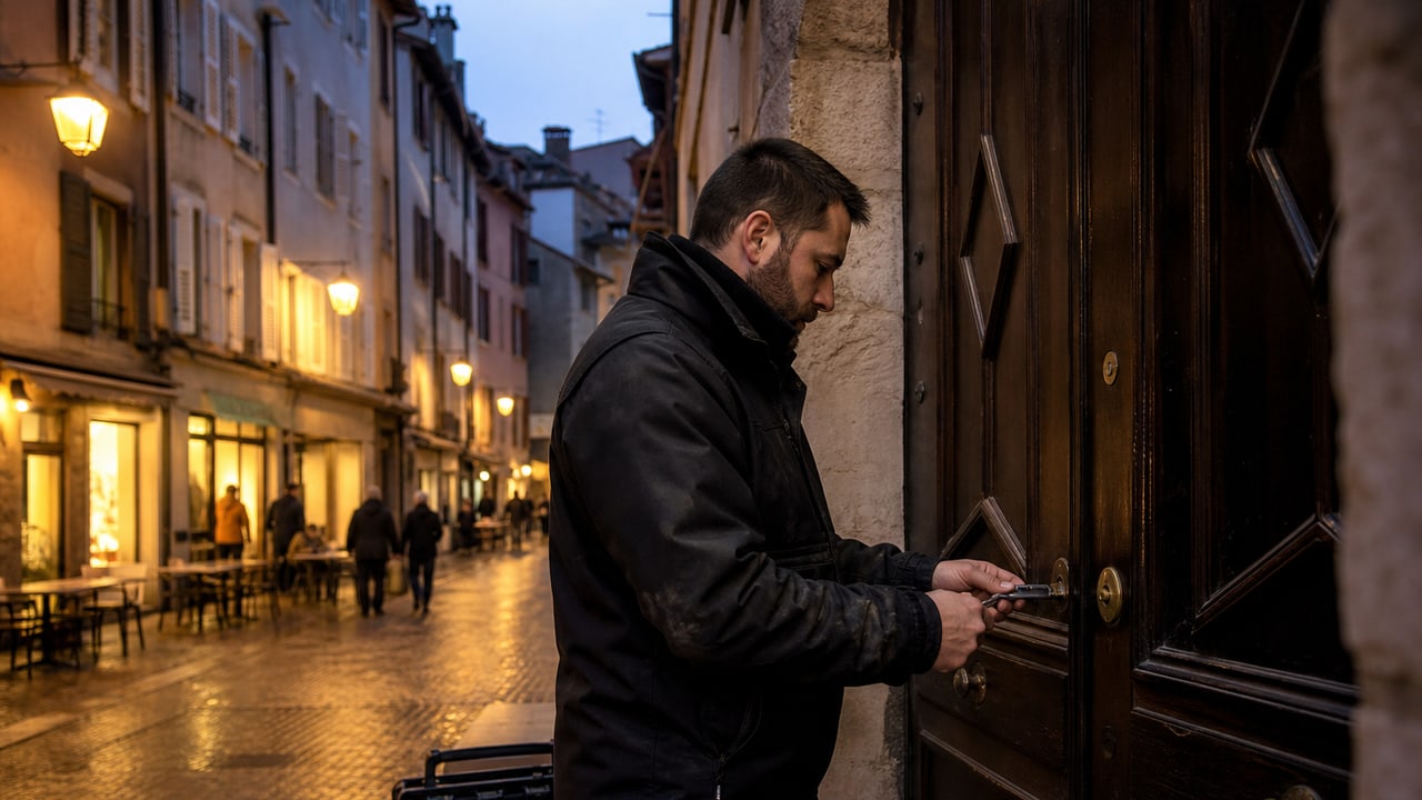 Ouverture de porte claquée — Serrurier à Annecy